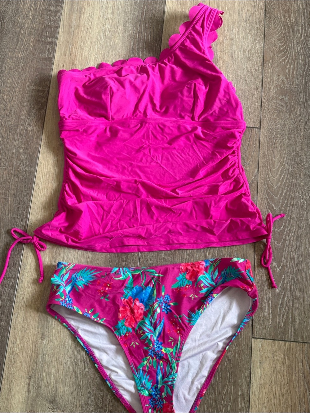Pink tankini